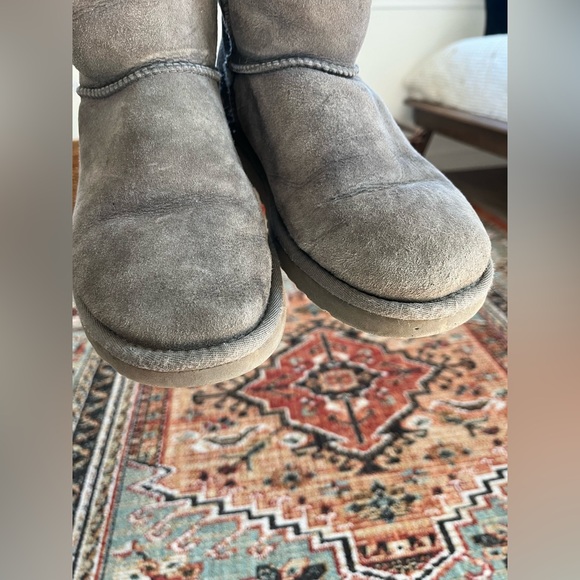 Ugg Tall Bailey 3 Button Boots Gray size 7 - Picture 8 of 10